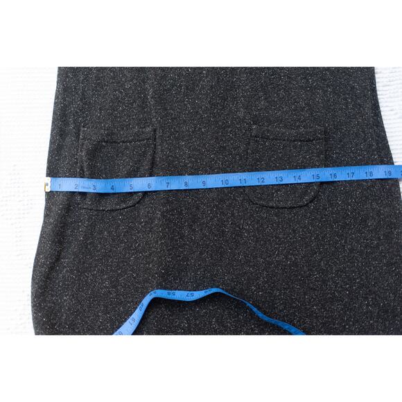 J. Jill Silk Blend Sweater Dress Gray Size Medium Fall Lagenlook Preppy So Soft - Picture 8 of 10